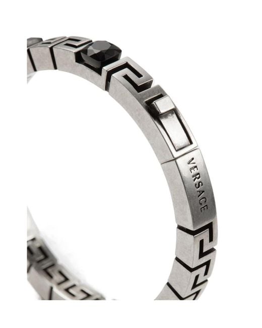 Versace White Greca Bracelet