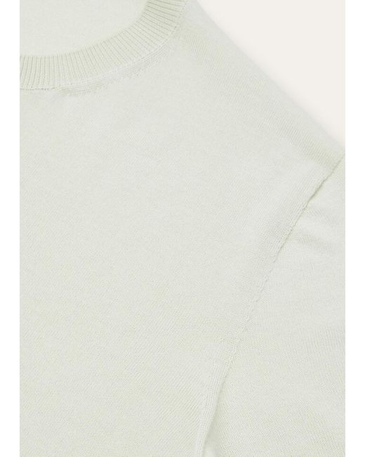 Loro Piana White Angera Crewneck