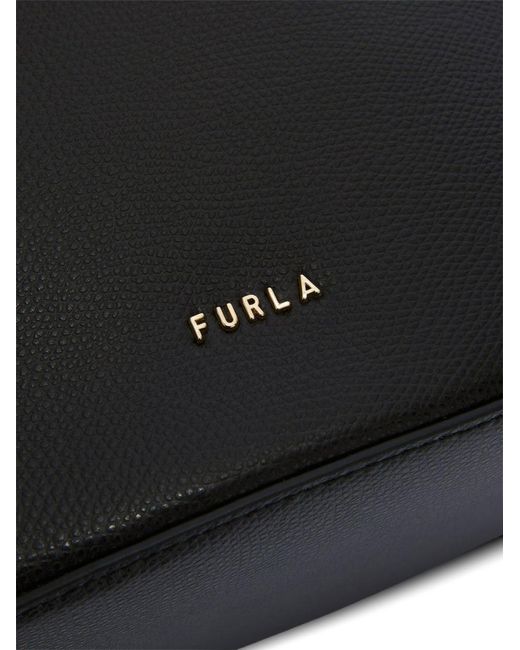 Furla Black Roxie S Logo Detail Bucket Bag