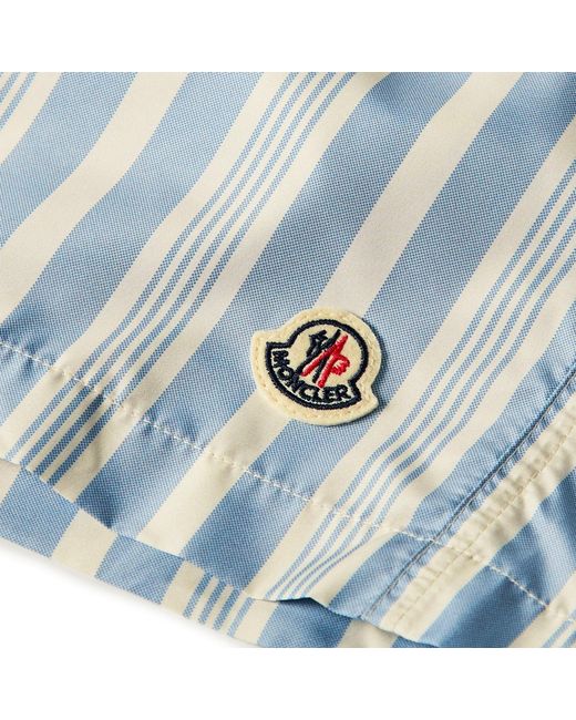 Moncler Blue Simple Swim Trunks for men
