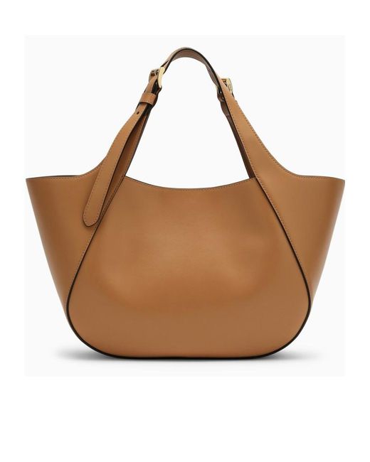 Prada Brown Medium Logo Handbag