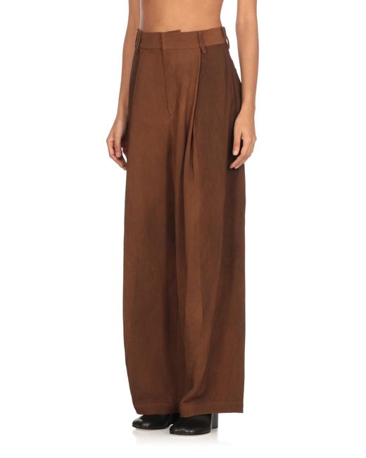 Uma Wang Brown Paw Pants