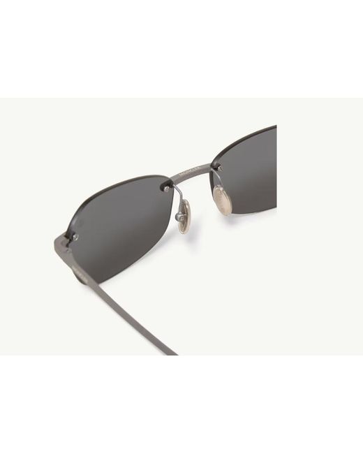 Moncler White Orris Rectangular Sunglasses for men