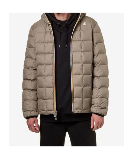 K-Way Black Jack St Thermo Reversible Jacket for men