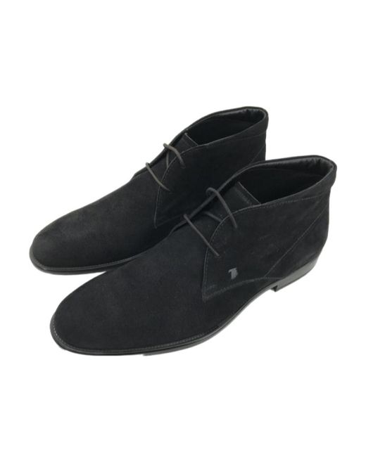 Tod's Black Logo Casual Shoes for men