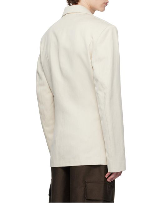 Jacquemus Natural Blazers for men