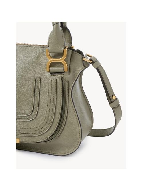 Chloé Green Chloé Marcie Small Tote Bag