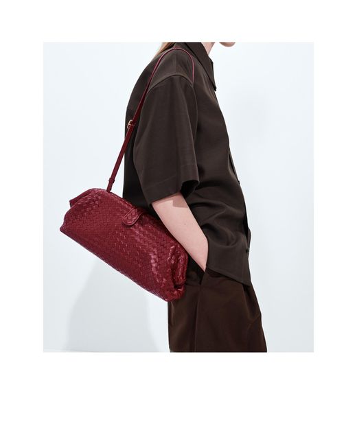 Bottega Veneta Red Lauren 1979 Clutch Bag