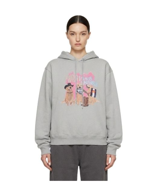 Marissa Chiara Gray Long-Sleeved Sweatshirt