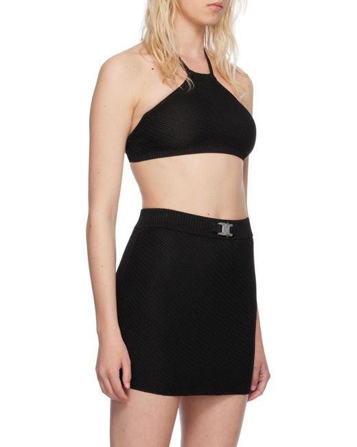 1017 ALYX 9SM Black Knitted Buckle Top