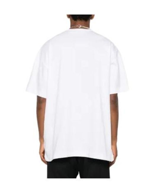 COMME DES GARÇONS PLAY White Comme Des Garçons Play Oversized Heart Crewneck T-Shirt for men