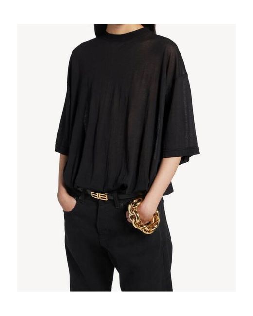 Balenciaga Black Oversized T-Shirt Body