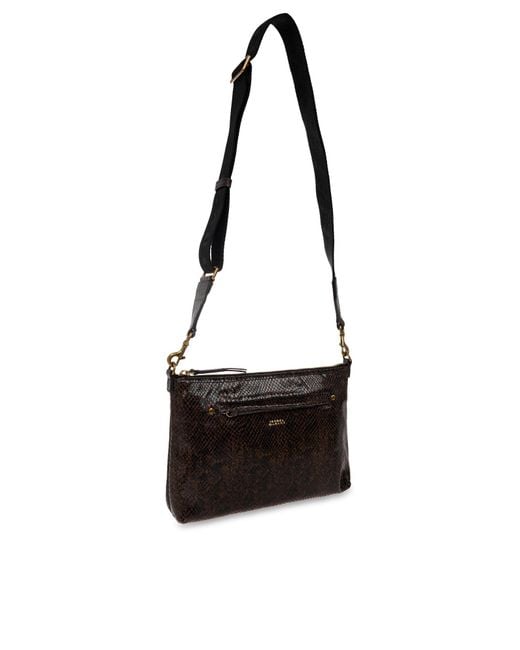 Isabel Marant White Logo Shoulder Bag