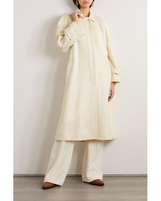 Chloé White Lapel Windbreaker