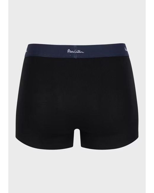 Paul Smith Blue Logo Waistband Boxer Briefs for men