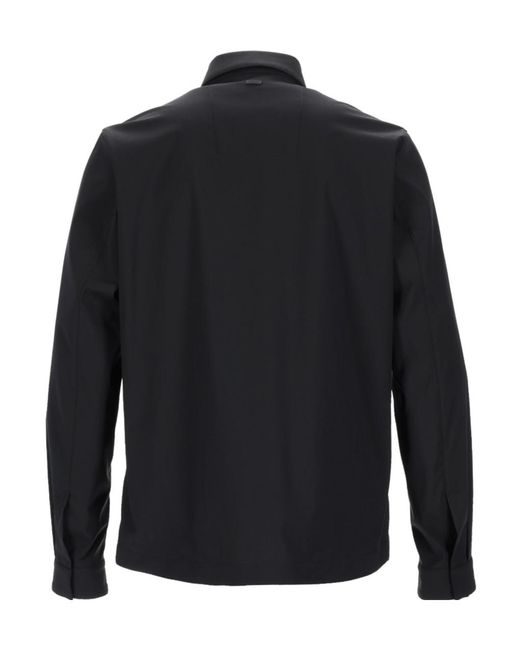 Herno Gray Shirt-Style Jacket for men