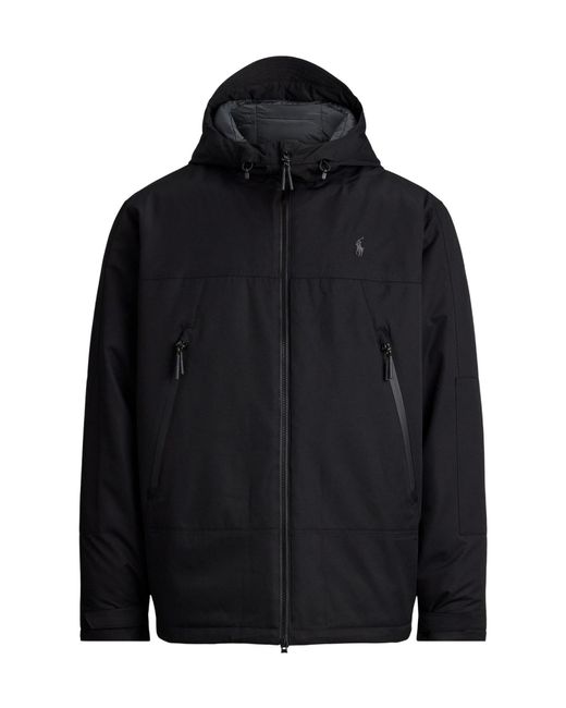 Polo Ralph Lauren Black Solid Color Casual Jacket for men