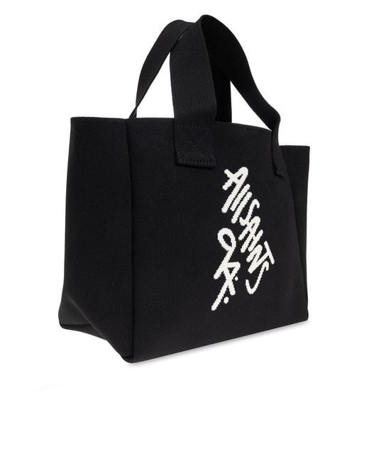 AllSaints Black Izzy Small Shopper Bag