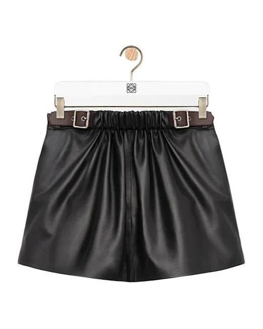 Loewe Black Belted Skirt