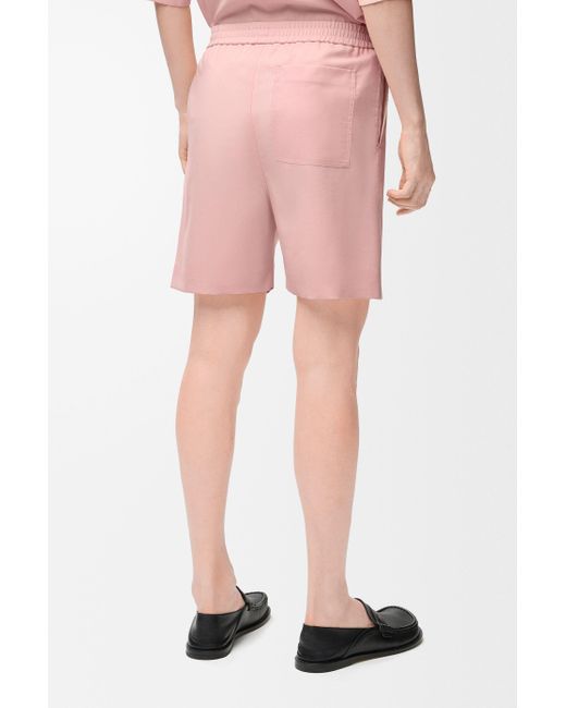 Loewe Pink Elasticated Waistband Shorts for men