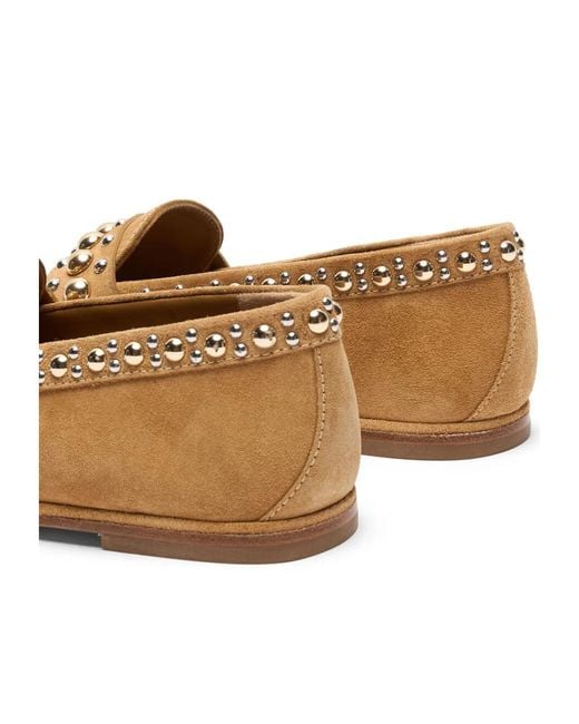 Stuart Weitzman Brown Perry Loafer