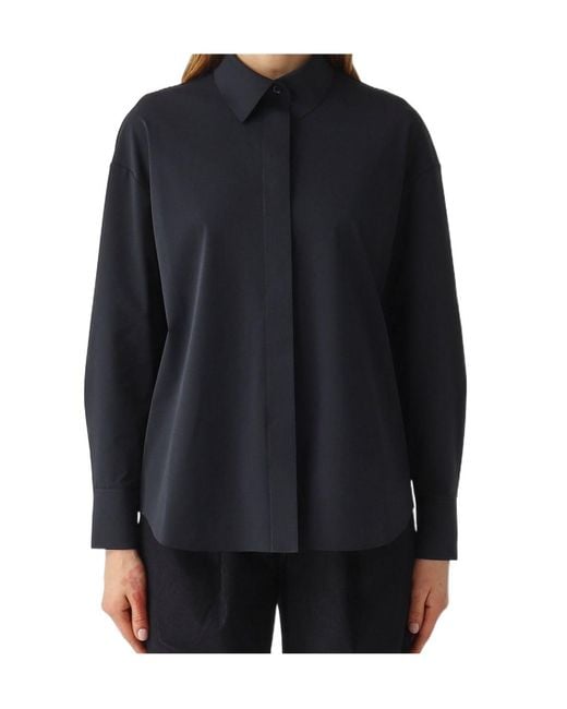 Max Mara Black Long-Sleeved Shirt