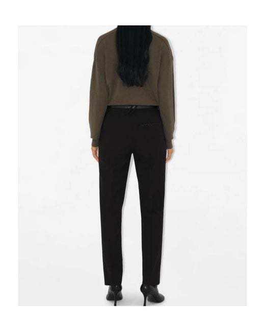 Burberry Brown Equestrian Knight Motif Roll-Neck Jumper