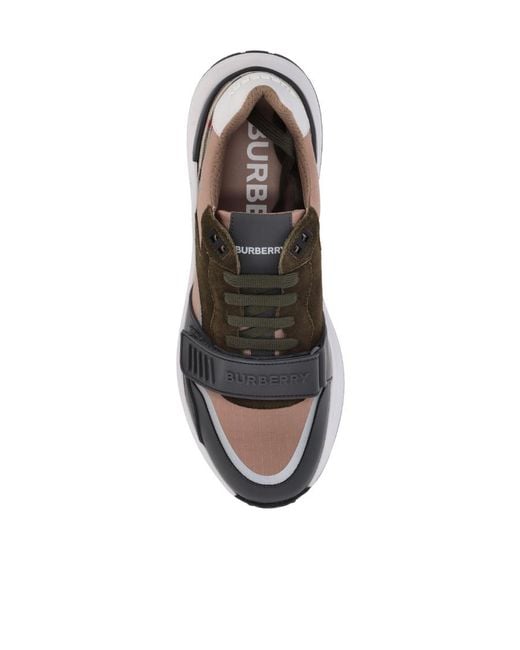 Burberry Multicolor Ramsey Panelled Sneakers for men