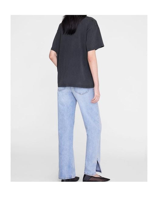 Anine Bing Black Short-Sleeved T-Shirt