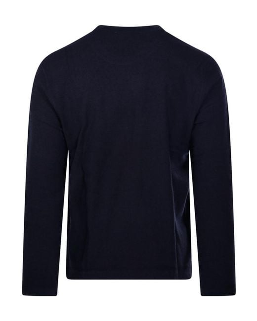 Officine Generale Blue Officine Générale Crew Neck Knitwear for men