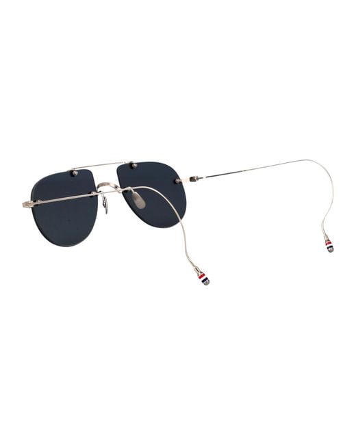 Thom Browne Blue Full-Rim Sunglasses for men