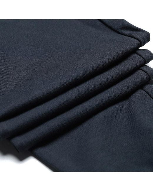 EA7 Blue Side-Logo Trousers for men