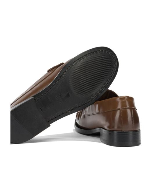 Alohas Brown Round-Toe Loafers