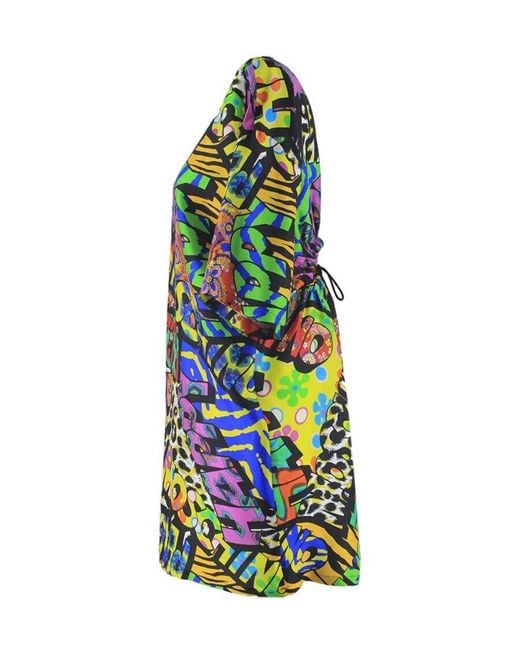 Moschino Multicolor Printed Loose Dress