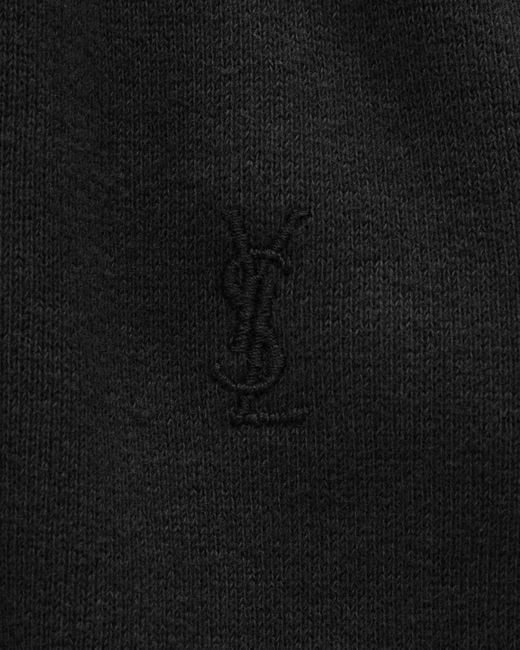 Saint Laurent Black Cassandre Bermuda Shorts for men