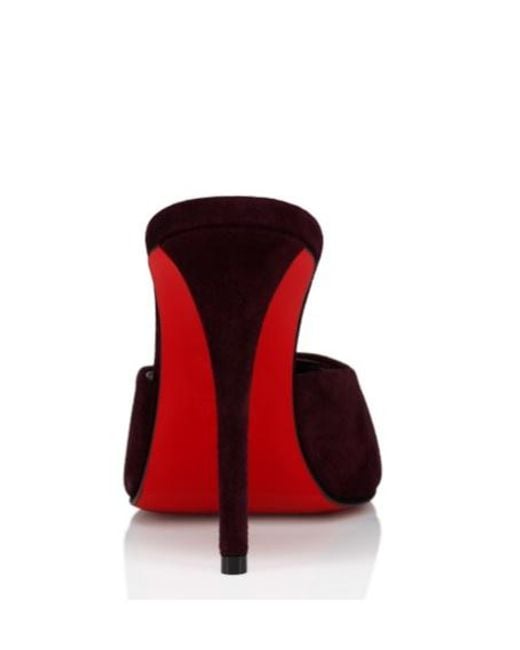Christian Louboutin Red Pointed High-Heeled Sandals
