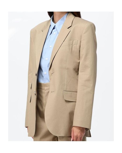 AMI Natural Lapel Long-Sleeved Suit Jacket