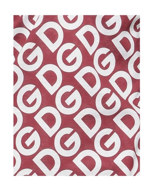 Dolce & Gabbana Red Printed Vests