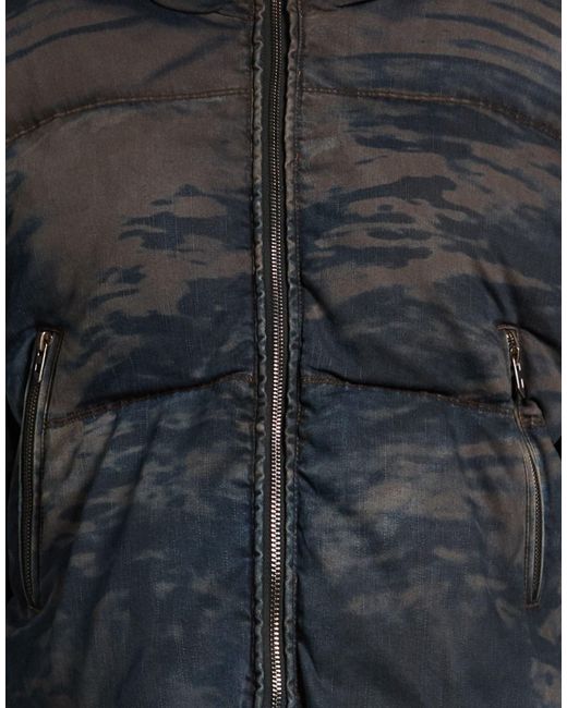 DIESEL Black Thickened Denim Jacket