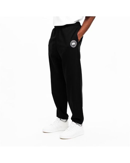 Canada Goose Black Logo Track Pants for men