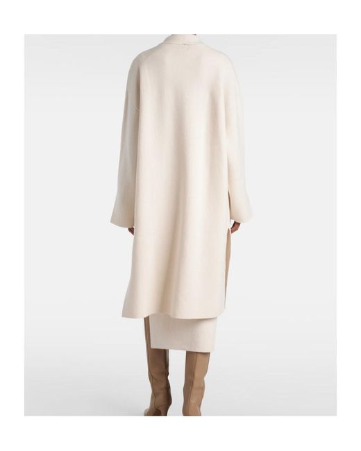 Jardin Des Orangers White Wool And Cashmere Cardigan
