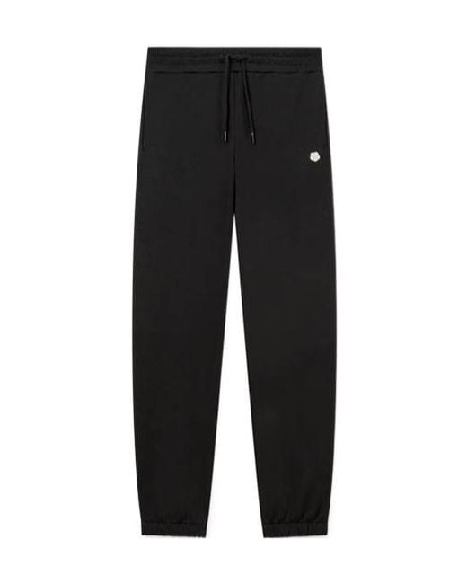 KENZO Black Boke Flower Embroidered Jogpants