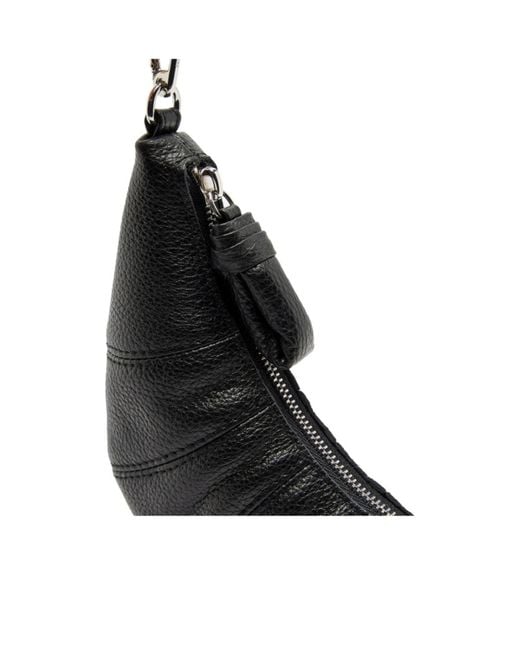Lemaire White Mini Croissant Shoulder Bag