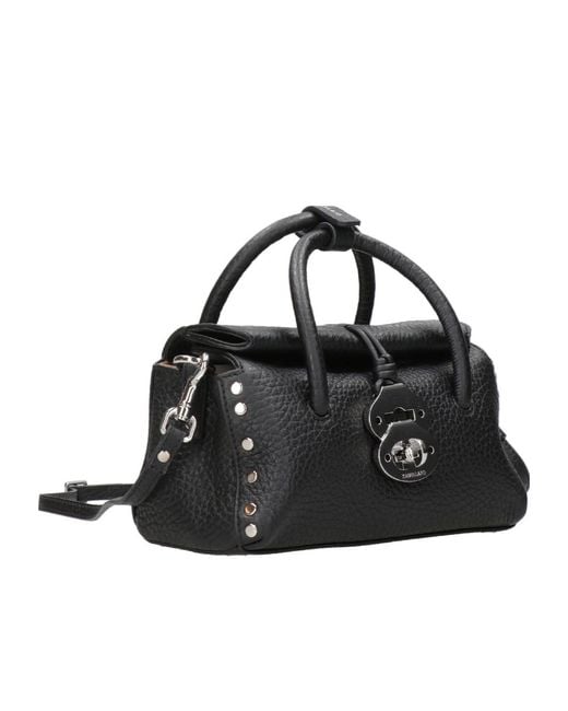 Zanellato Black Solid Color Shoulder Bag