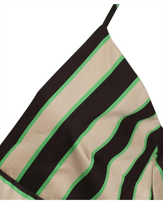 MSGM Green Midi Dresses