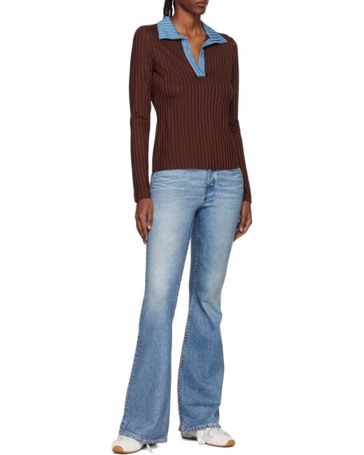 Rag & Bone Blue Belt Loop Jeans