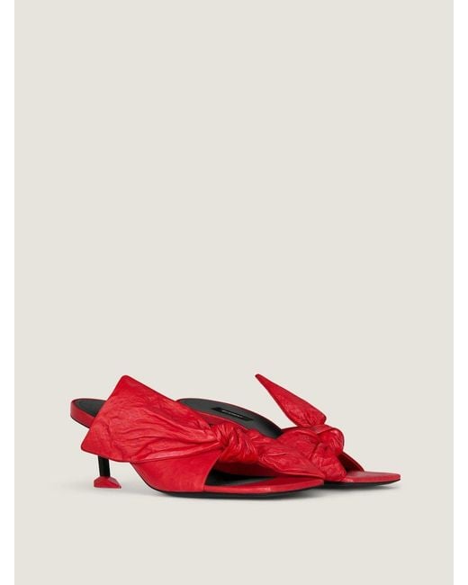Givenchy Red Boudoir Heeled Mules