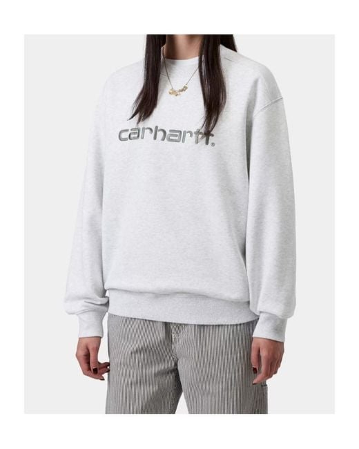 Carhartt White W' Carhartt Sweatshirt