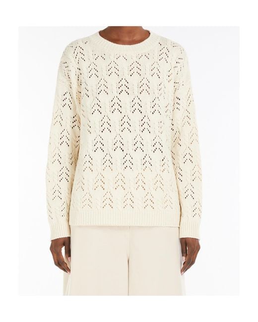 Weekend by Maxmara Natural Cotton Yarn Jumper