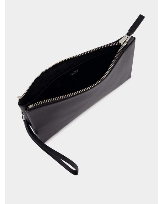 Tom Ford Black Minimal Slim Wristlet Pouch Bag for men